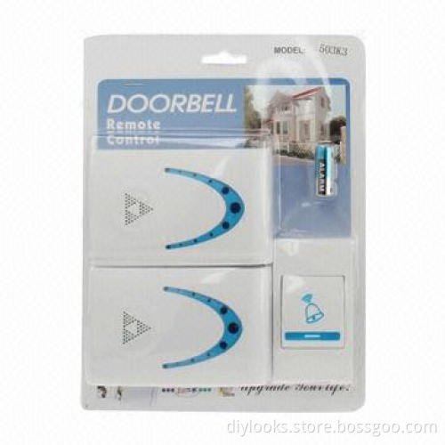 32 Melody Music Wireless Door Bell with Double Receiver, 315/433MHz Working Frequency